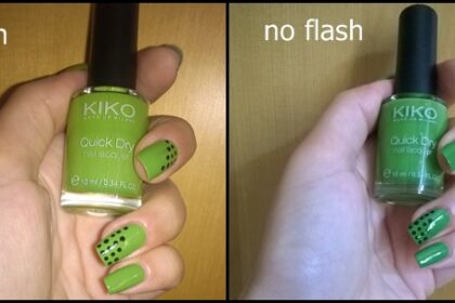 swatch smalto verde lime Kiko Quick Dry n° 851