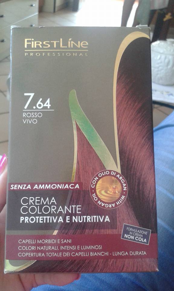 crema colorante capelli Firstline Professional n° 7.64