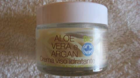 La saponaria crema viso aloe e argan 