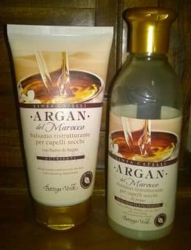 Shampoo e Balsamo Argan del Marocco di Bottega Verde