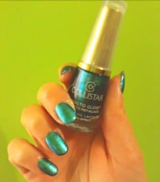 swatch Smalto Gloss verde petrolio Effetto metallico n. 650 di Collistar