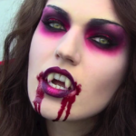 vampire makeup plum