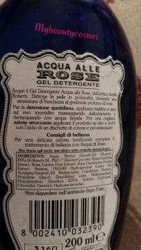 Gel Detergente Acqua alle Rose di Roberts