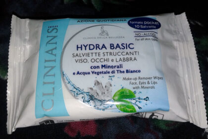 salviette struccanti Clinians Hydra Basic