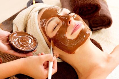 maschera viso cioccolato