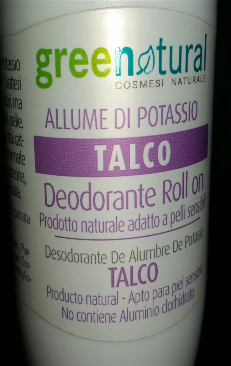 Deo Roll On GreenNatural Talco