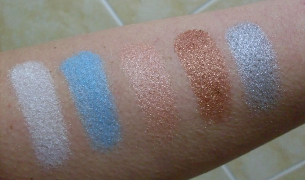 Swatch palette ombretti Betty Cosmetic