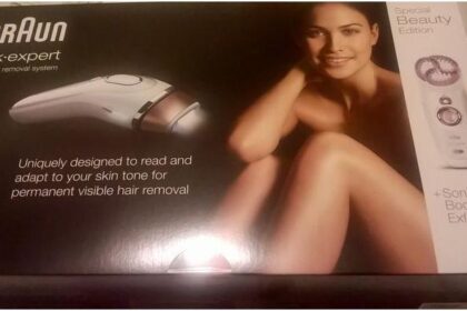 Spazzola esfoliante ed epilatore a luce pulsata silk-expert Braun