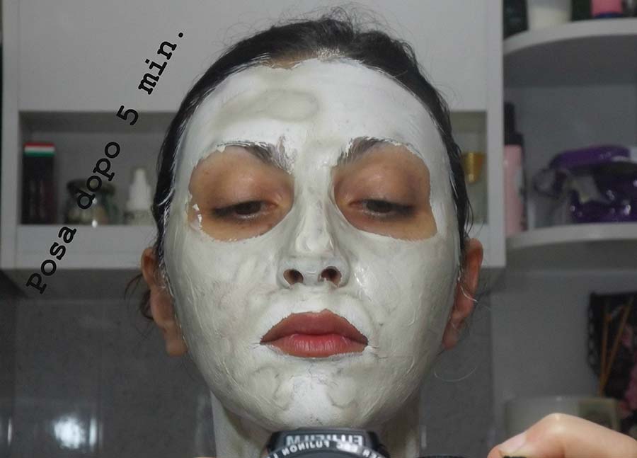 posa 5 minuti maschera viso