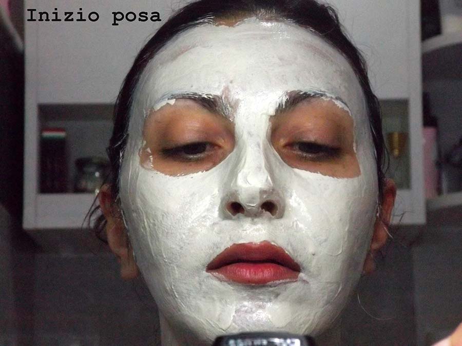 Sequenza posa maschera viso 1