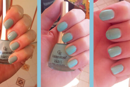 swatch smalto verde acqua golden