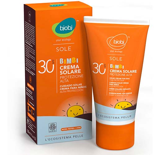 Bjobi - Crema Solare Bimbi Protezione Alta SPF 30