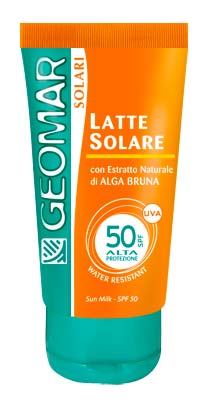 GEOMAR - Latte Solare con aloe vera bio SPF 10