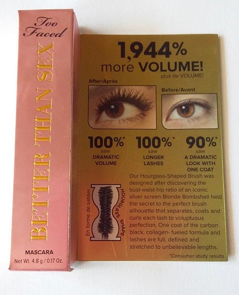 Mascara Too Faced Pack