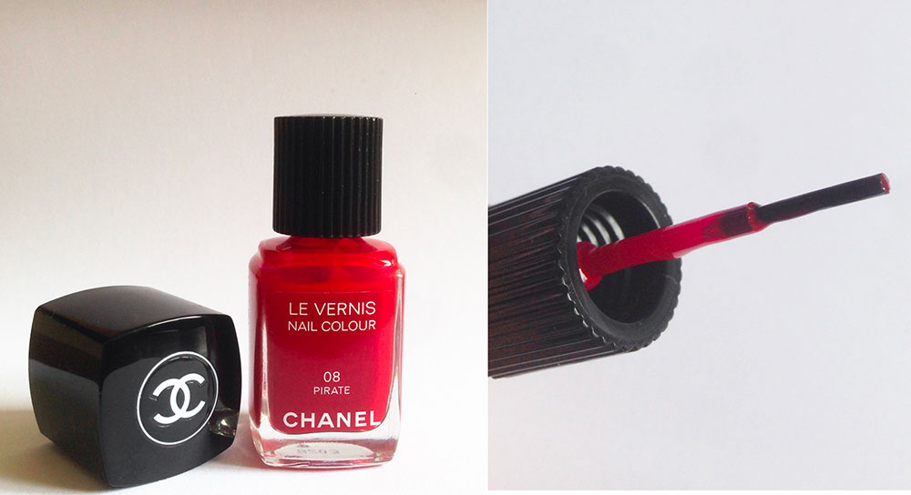 pack e pennellino smalto Chanel rosso Pirate