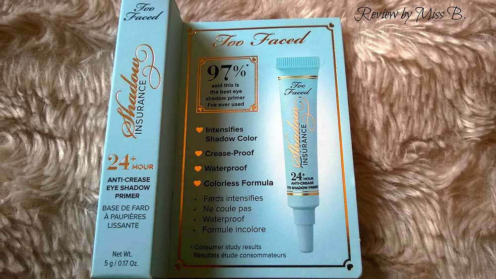 Primer Too Faced Shadow Insurance