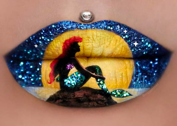 Lip art di Miss Jazmina D