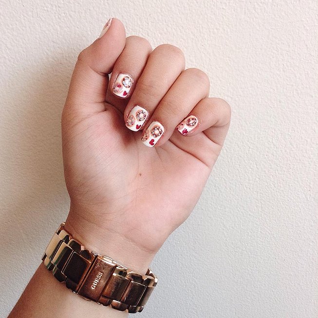 ciambelle dolci nail art