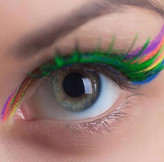 Ciglia arcobaleno