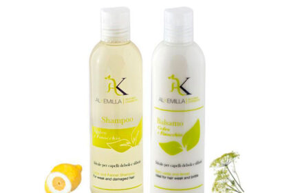 Shampoo e balsamo Cedro e Finocchio di ALKEMILLA