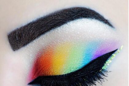 Trucco occhi arcobaleno