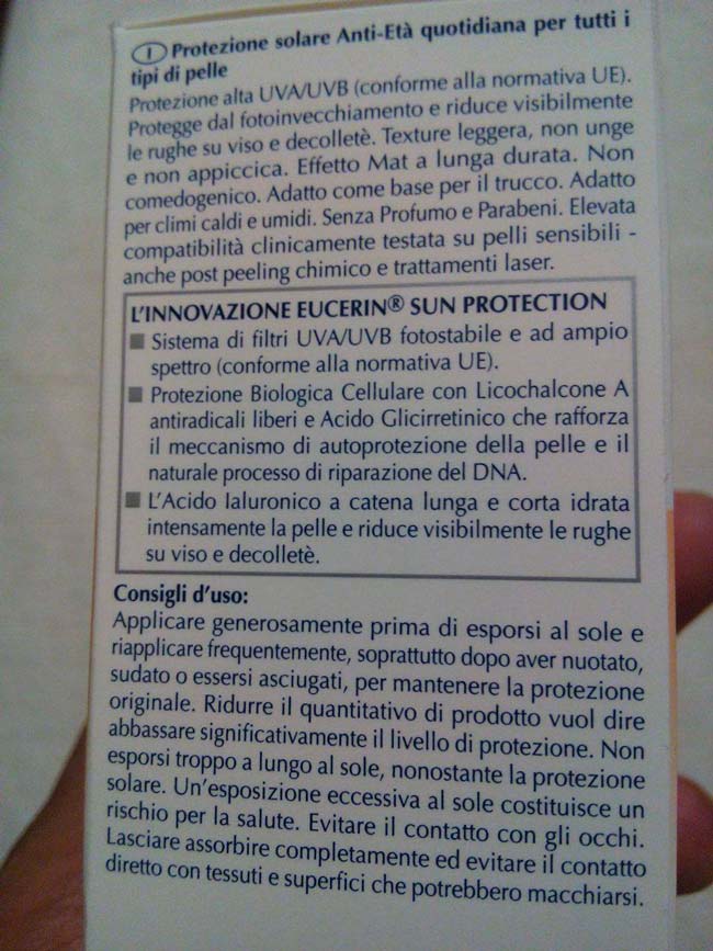 Confezione crema solare anti-age Eucerin