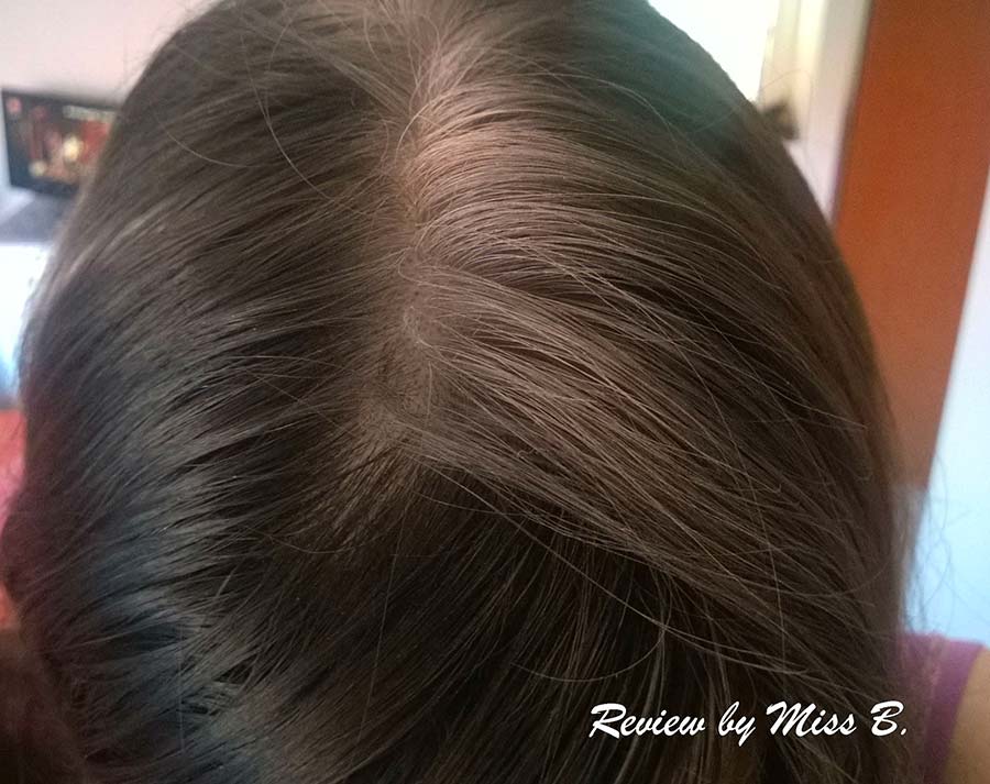 Prima e dopo aver utilizzato lo shampoo secco di Klorane 
