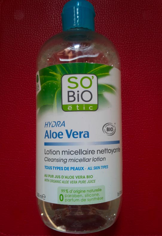 Acqua Micellare all'Aloe Vera So' Bio Etic