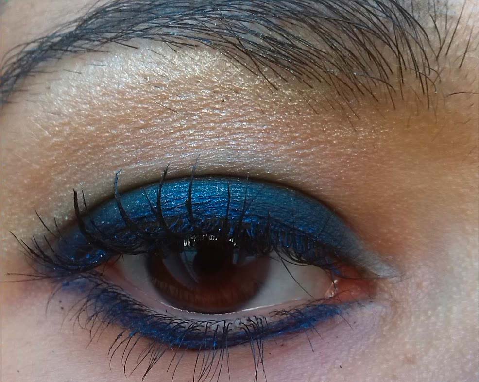 make up occhi blu