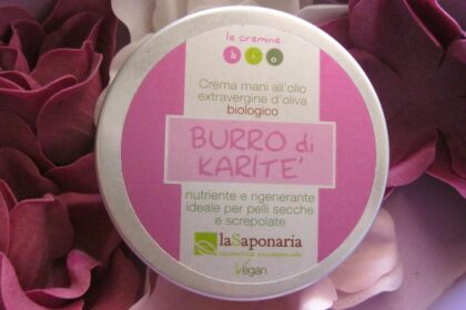 crema mani burro di Karitè La Saponaria