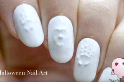 Halloween Nail art 3d
