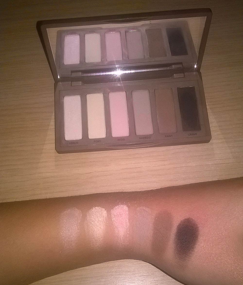 swatch palette Naked Basic Urban Decay