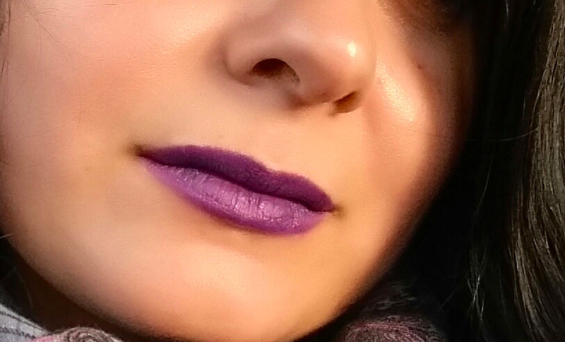 Swatch rossetto Urban Decay Vice Mega Matte Pandemonium