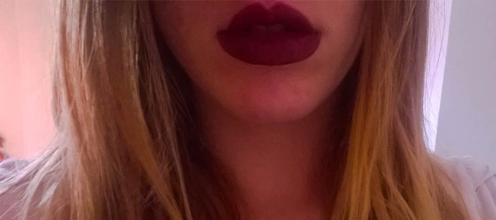 Swatch rossetto Pupa N° 003 borgogna scuro