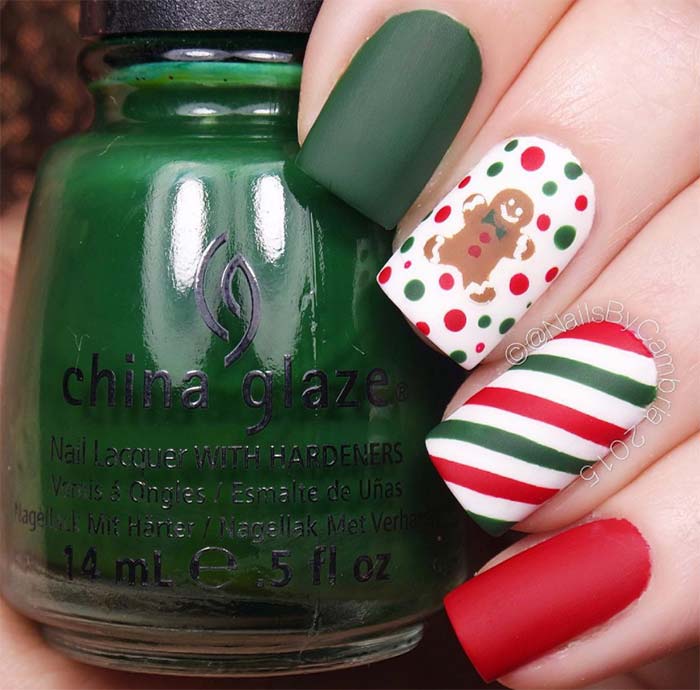 Nail art Natale