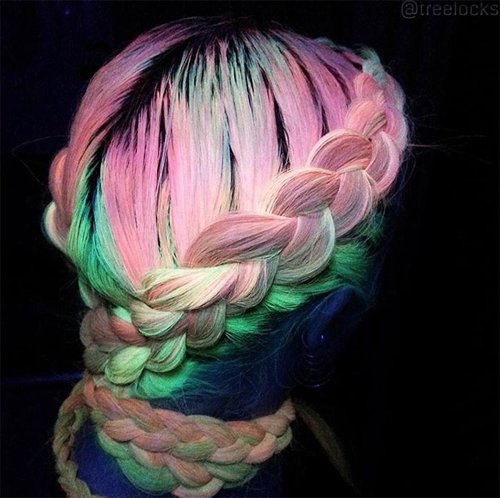 capelli colorati Neon