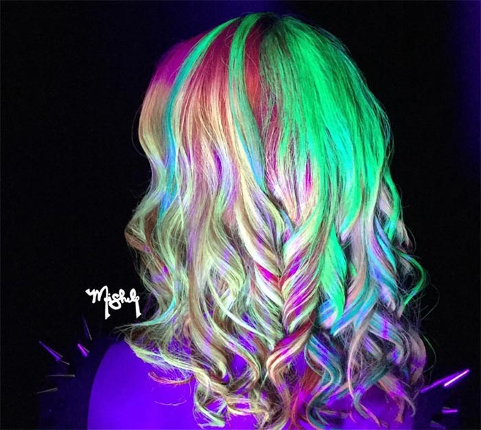 capelli colorati Neon
