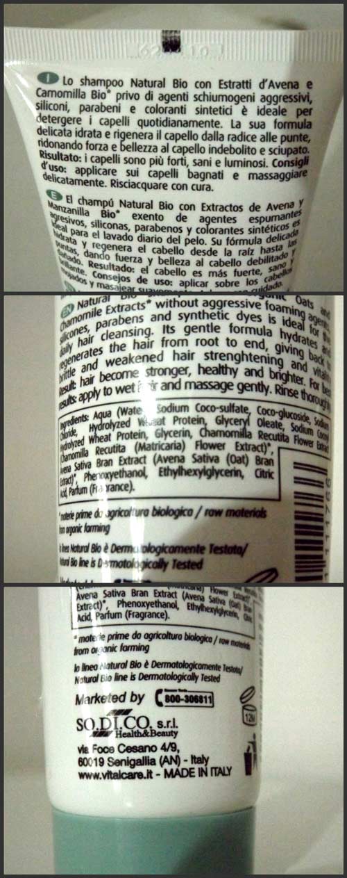 descrizione shampoo