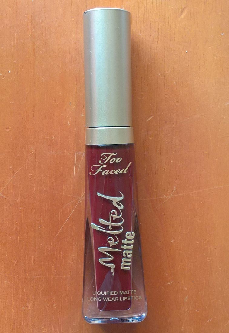 Too Faced Melted Matte: Drop Dead Red