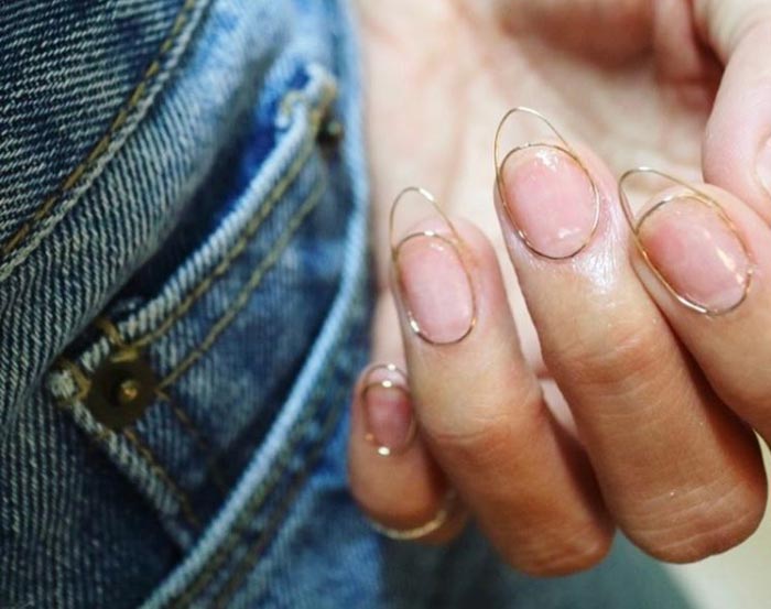 Nail art Ferri metallici