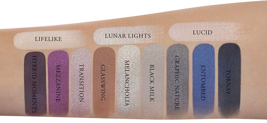 swatch Chrysalis Eyeshadow Palette