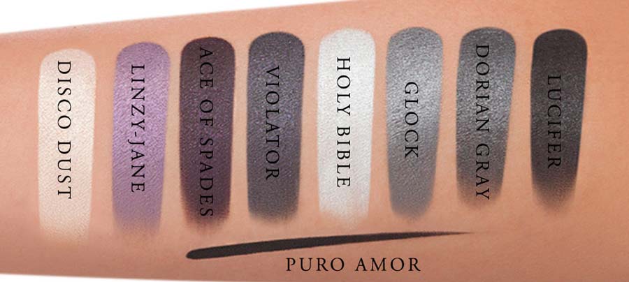 swatch True Romance Eyeshadow Palette- Sinner