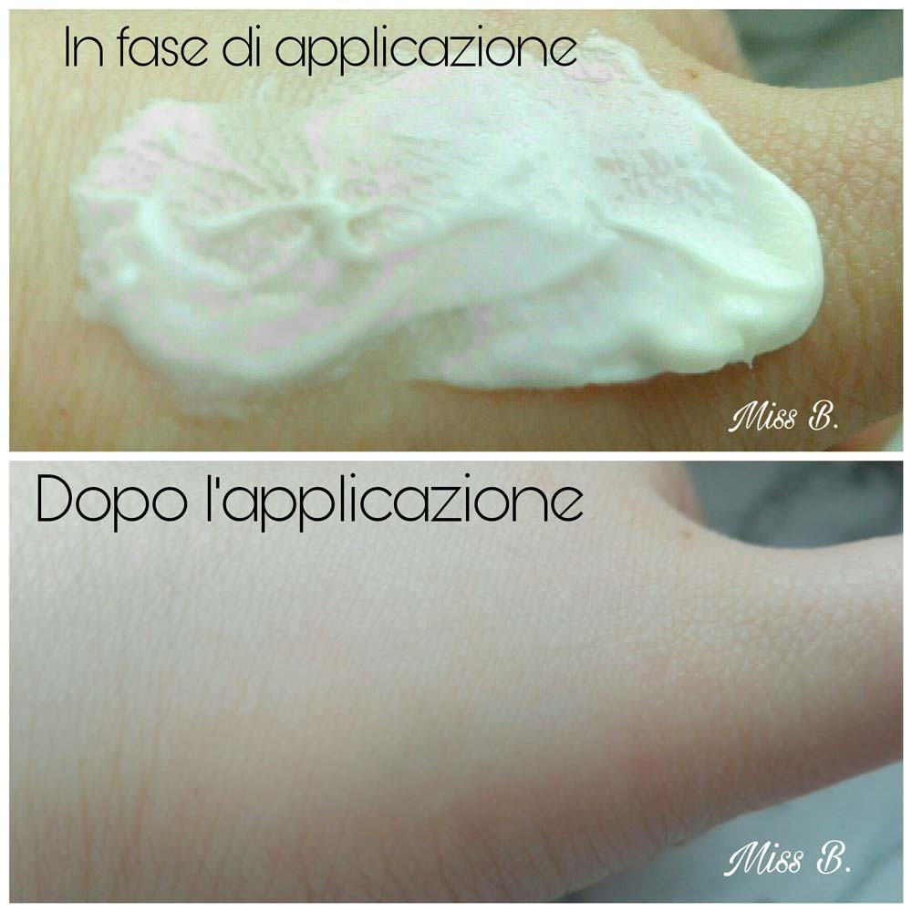 applicazione Crema Viso Malva Weleda