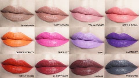 swatch rossetti liquidi NYX