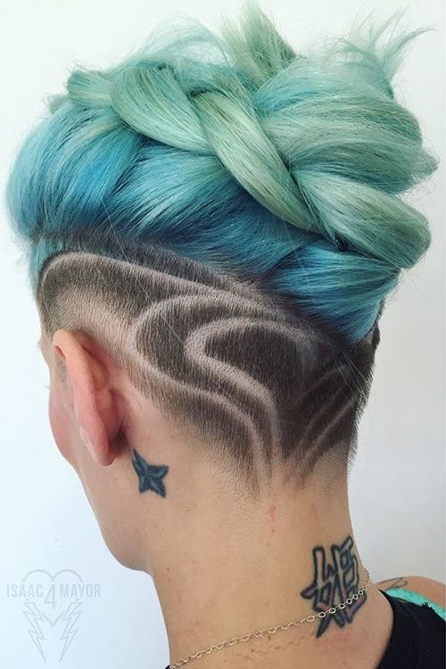 Undercut azzurro