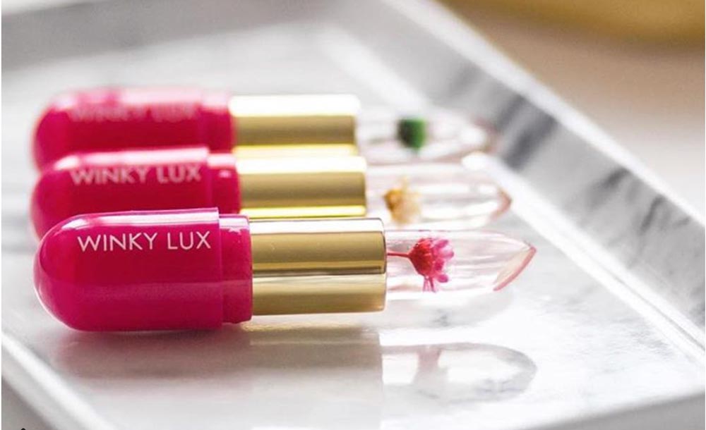 Winky Lux: i rossetti Cambiacolore Trasparenti con Fiori