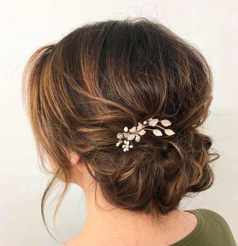 Le Migliori Acconciature Sposa Con Accessori Per Capelli Medi