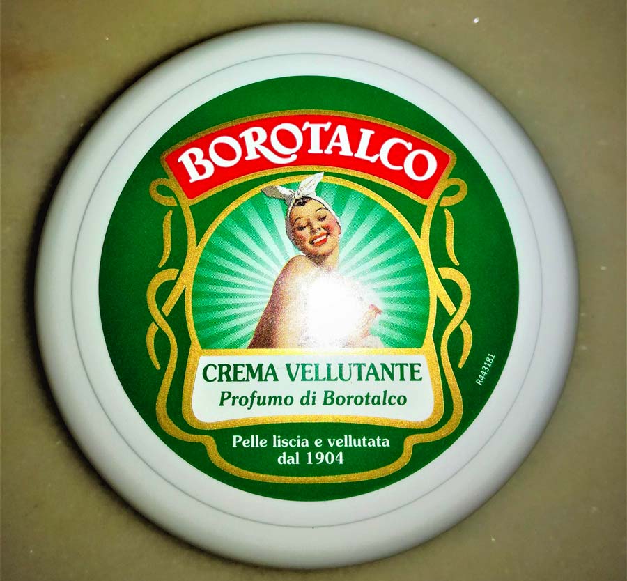 Crema vellutante al profumo di Borotalco