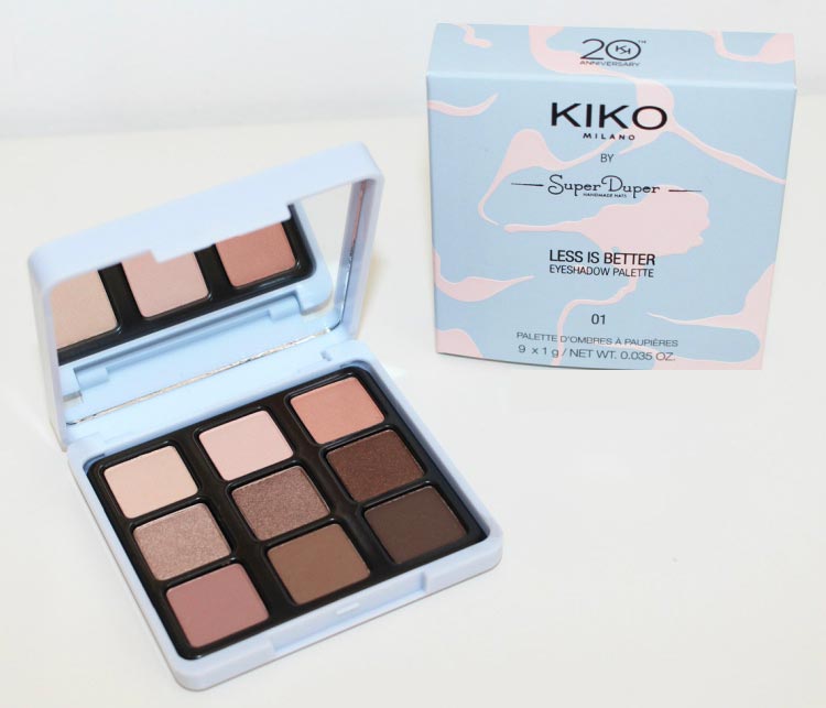 Kiko Less is Better Eyeshadow Palette 01 Authentic Nude