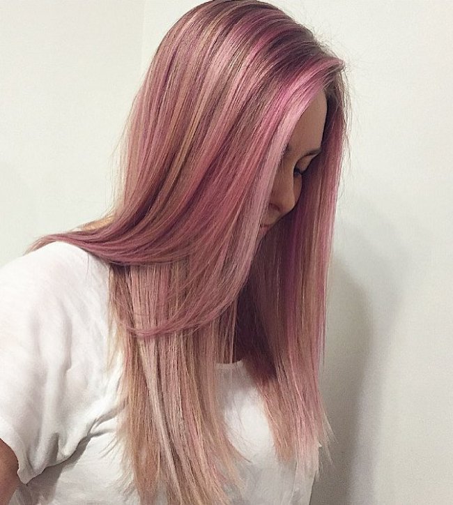 43 Idee Di Capelli Rosa Pastello Meches Shatush Colpi Di